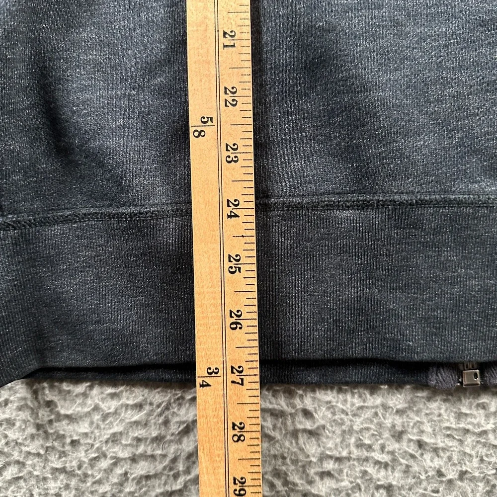 Polo Ralph Lauren Hoodie Mens L‎ Blue Full Zip Cotton Fleece Logo Heavyweight
